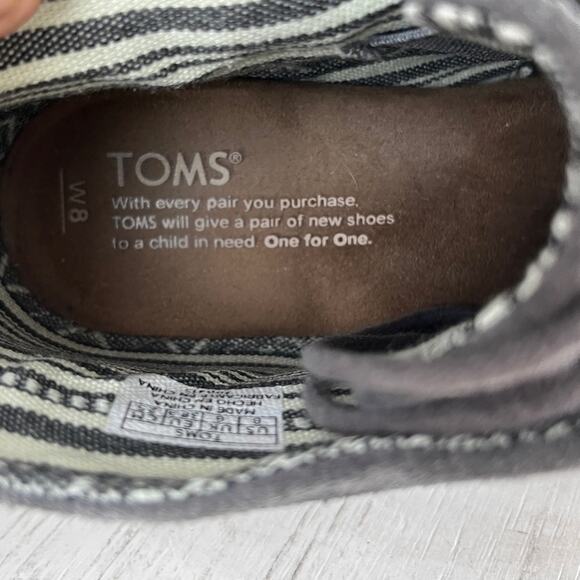 Toms Desert Wedge Castlerock grey ankle Booties lace up size 8 - Picture 6 of 11